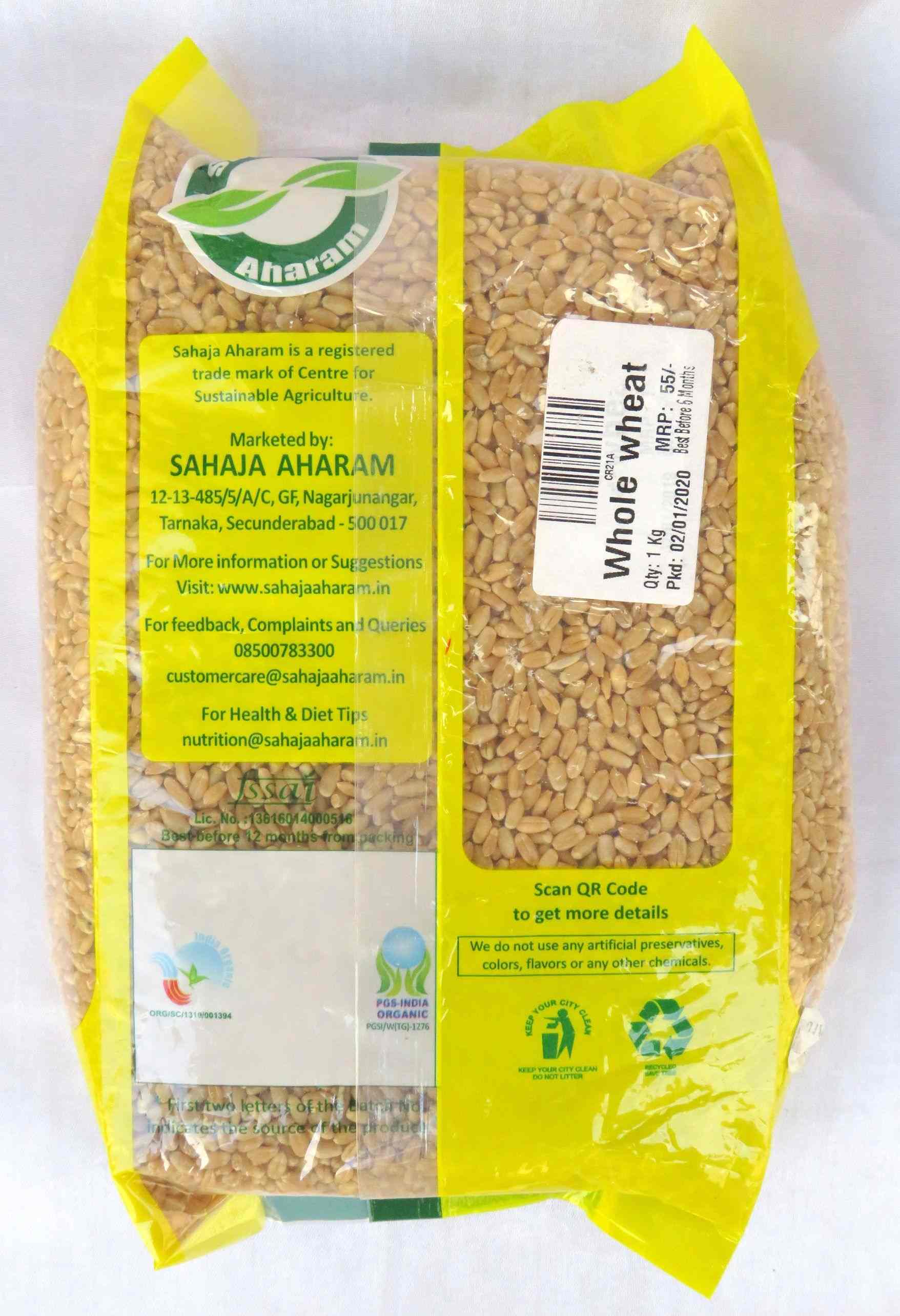 Sahaja Aharam - Sahaja Whole Wheat-5 KG